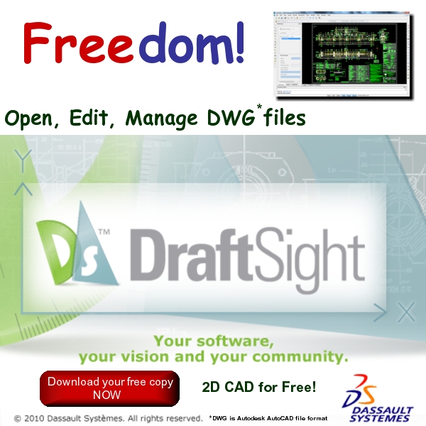 DraftSight - Free 2D CAD Software to Open, Edit & Manage DWG Files - Free Download