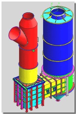 Stress analysis of Scrubber using SolidWorks Simulation
