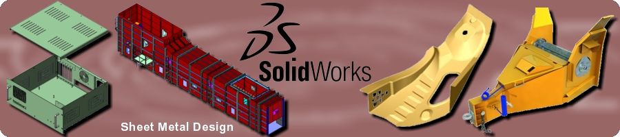 SolidWorks Sheet Metal Design Training in Chennai, Trichy, Coimbatore by EGS India Training Division - ACADEMIX