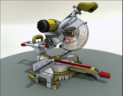 Motion Simulation of a Mitre Saw using SolidWorks Motion Simulation