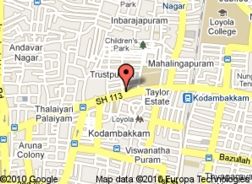 Map Location of EGS in Chennai