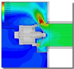 SolidWorks Flow Simulation in a Bleed Off Valve